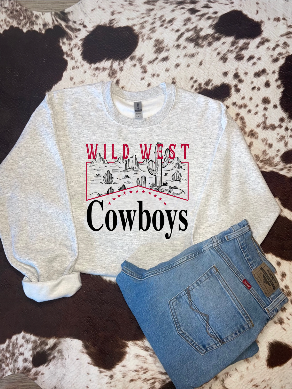 Wild West Cowboys Crewneck