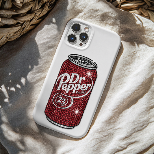 DIY Dr. Pepper Rhinestone Case Kit