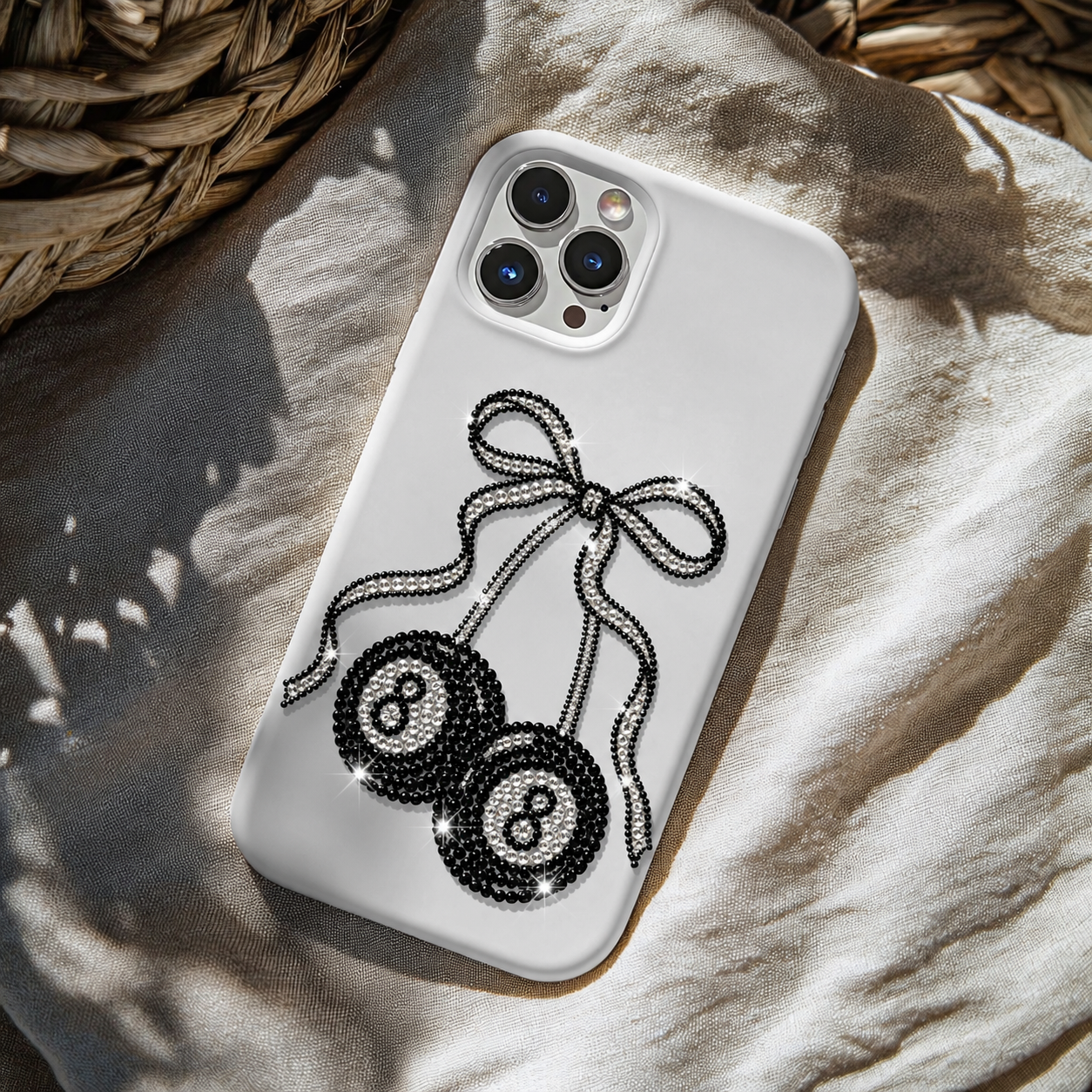 DIY 8 Ball Rhinestone Case Kit