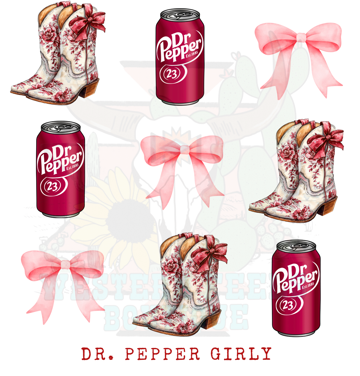 Dr Pepper girly SVG ￼