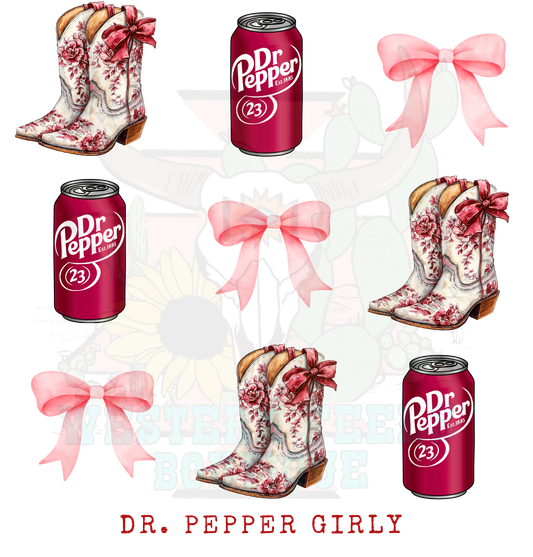 Dr Pepper girly SVG ￼