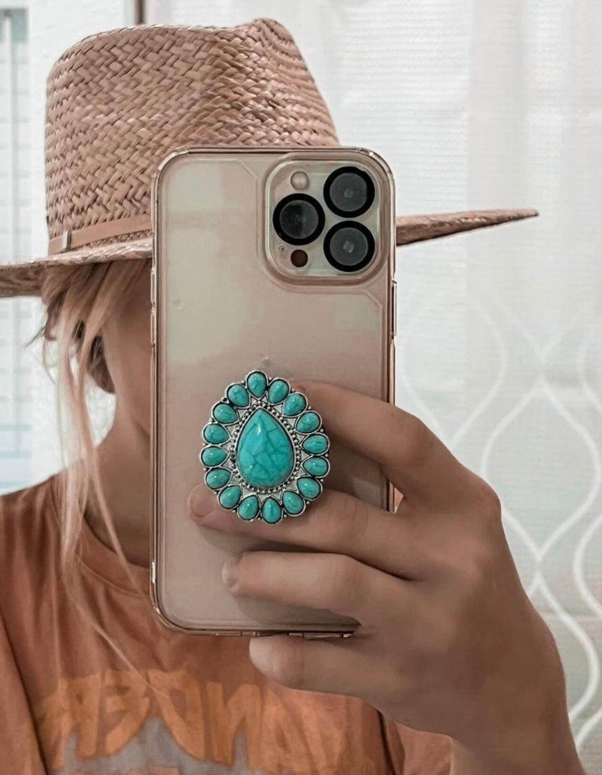 Turquoise Pop socket